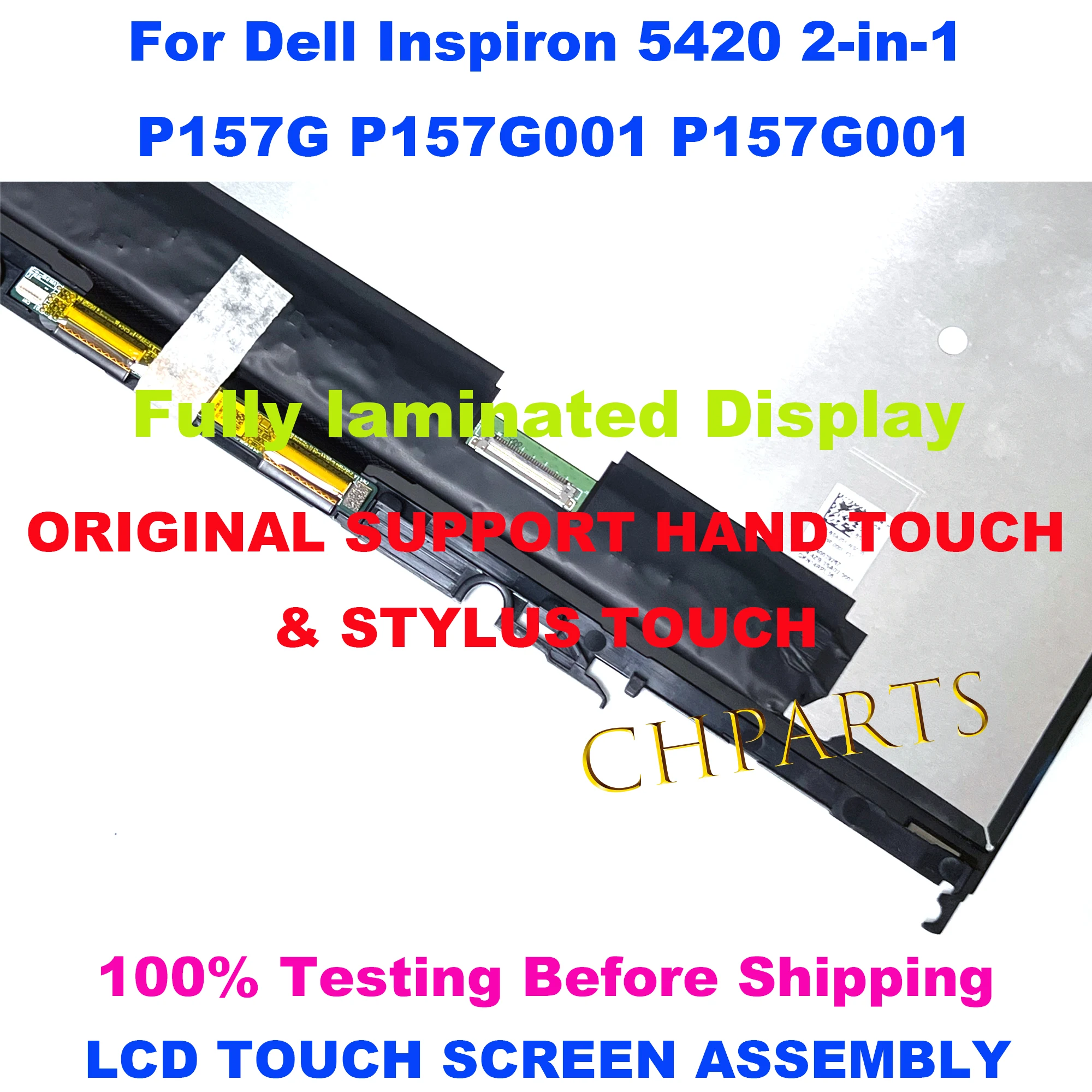 Imagem -03 - Substituição da Tela Sensível ao Toque Lcd com Moldura Tela de Montagem Dell Inspiron 5420 74252-em P157g P157g001 P157g001 14 Polegadas 1920*1200 Exibição