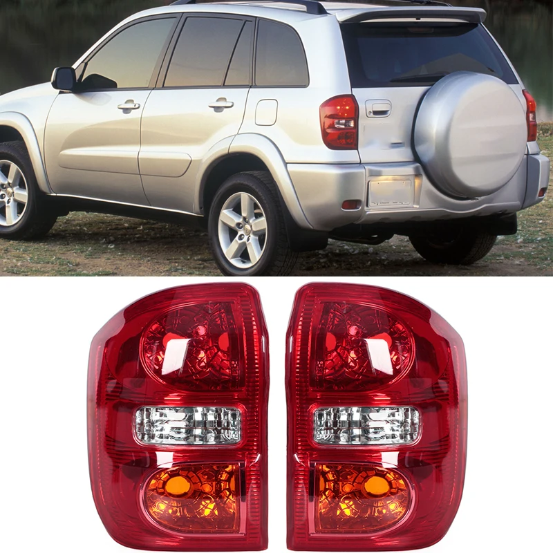 

For Toyota RAV4 RAV 4 2004 2005 Rear Bumper Light Stop Tail Light Brake Light Shell Cover Without Bulbs Car Accessories