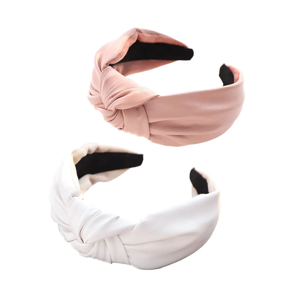 

2pcs Hair Hoops Knot Headbands For Women Makeup Spa Face Washing Hairbands Female Sports Yoga Headwear Durable Practical