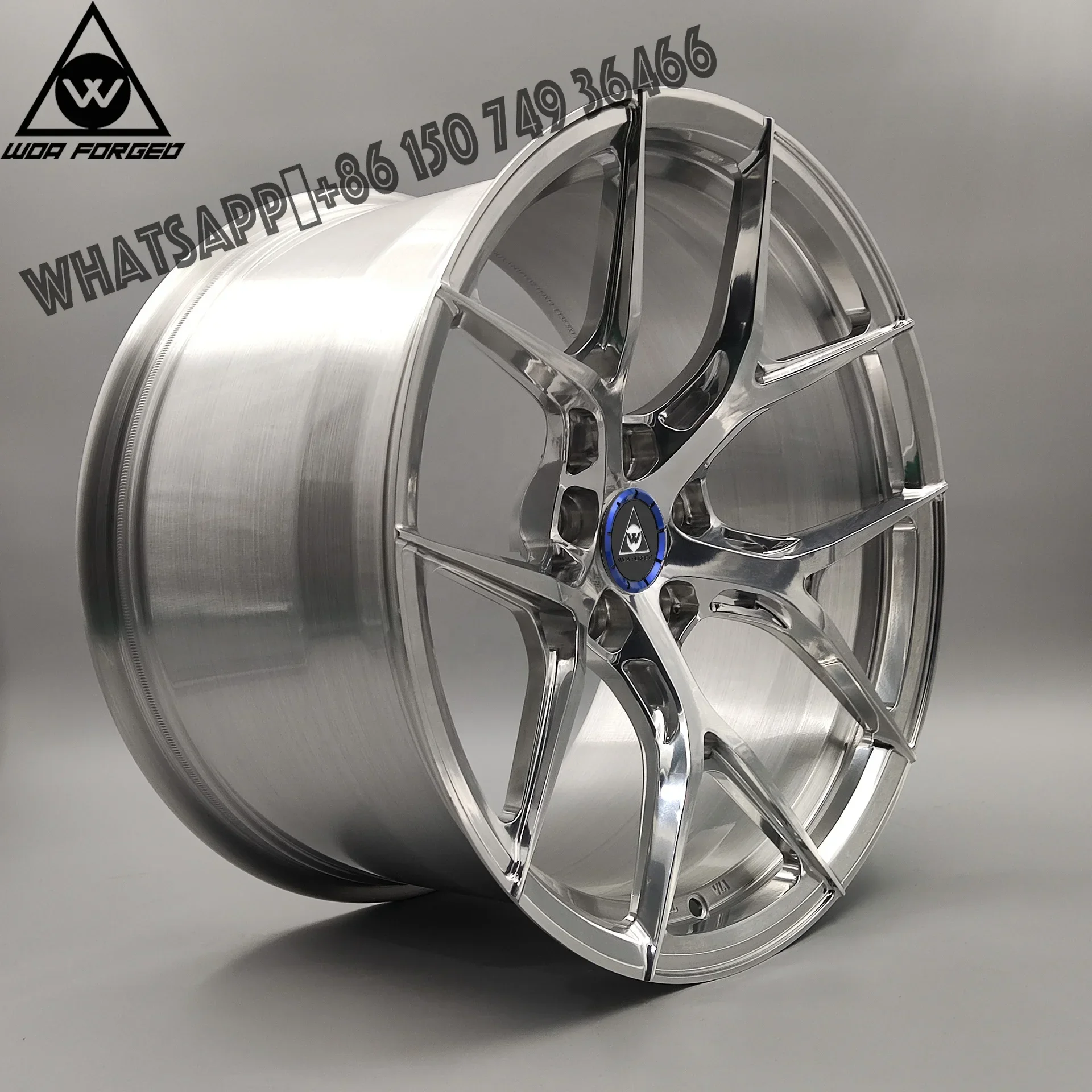 

New WOAFORGED Hf-5 High Strength Polished Chrome Forged Wheels Car Wheels Aluminum Customized for BMW Mercedes benz Range Rover