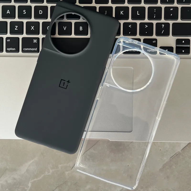 Asli untuk OnePlus 11 ACE2/11R Casing Belakang Lembut Ramping Tahan Benturan Penutup Kulit Karet Matte Ultra Tipis