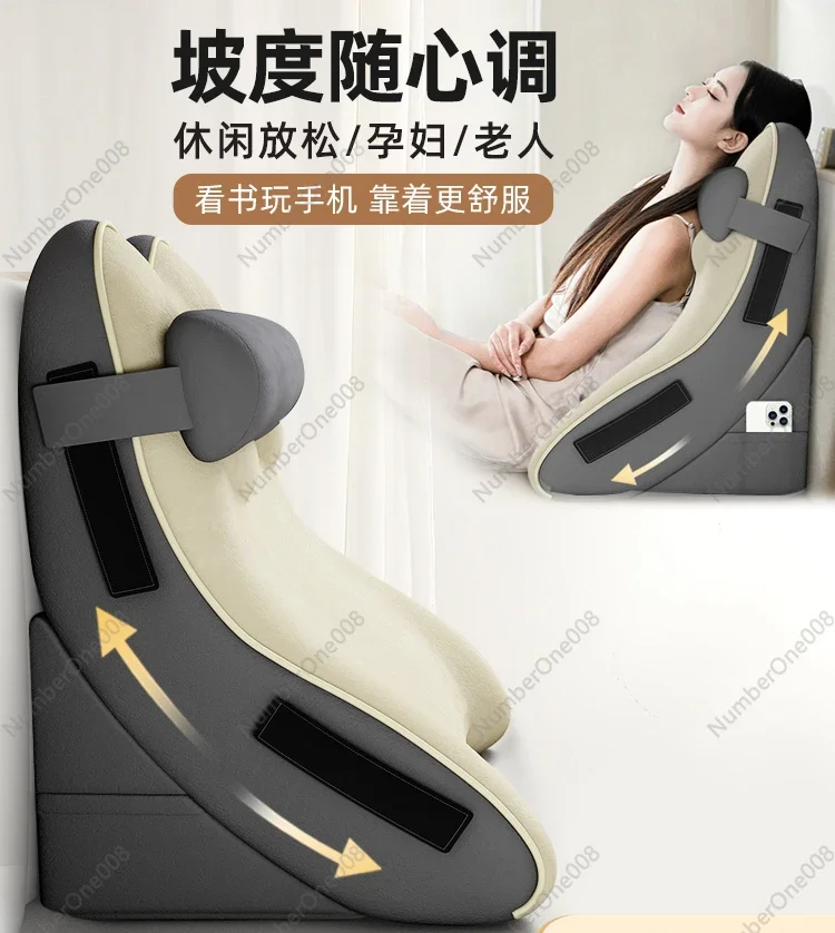 

Bedside Cushion Waist Sofa Elderly Bed Backrest Cushion Pillow Half Lying Artifact Bed Pregnant Woman Soft