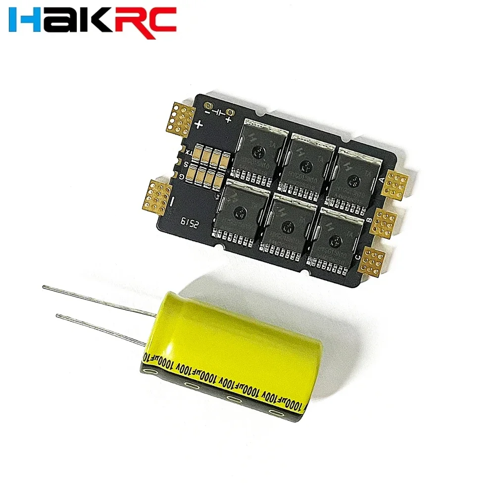 RoRuSHAKRC 4255 80A / 120A Single ESC 6-12S Lipo Supports PWM, Oneshot125, Oneshot42, Multishot, Dshot150/ 300/ 600 For RC FPV D