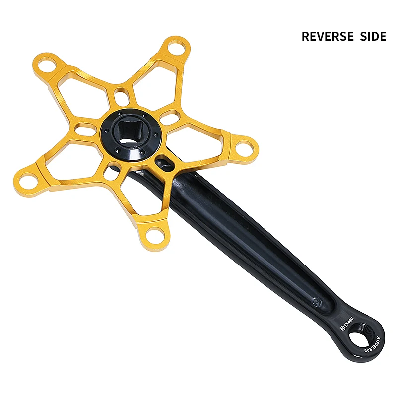 MEIJUN 412 Klappfahrrad-Kurbeln mit quadratischem Loch für Brompton EIEIO 170 mm Kettenradkurbel BCD 130 mm Fahrradteile aus Aluminiumlegierung – Detail 7