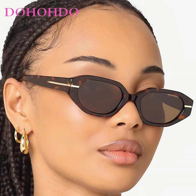 

Vintage Small Cat Eye Women Sunglasses Luxury Brand Design Men Sun Glasses Trendy Outdoor Travel Driving Eyewear Female UV400