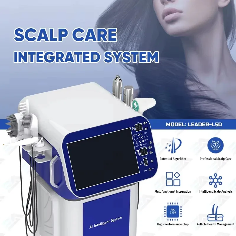 

7 in 1 Scalp Care Machine Hair Analyzer Leader-LD5 Integrated Scalp Health Management System Hair Loss Treatment Beauty Device