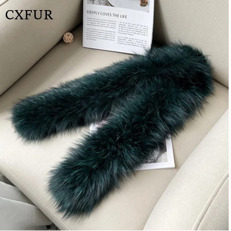 

Cheap Quality European and American Fashion Hand Knitted Real Fox Fur Scarf CX-S-117B