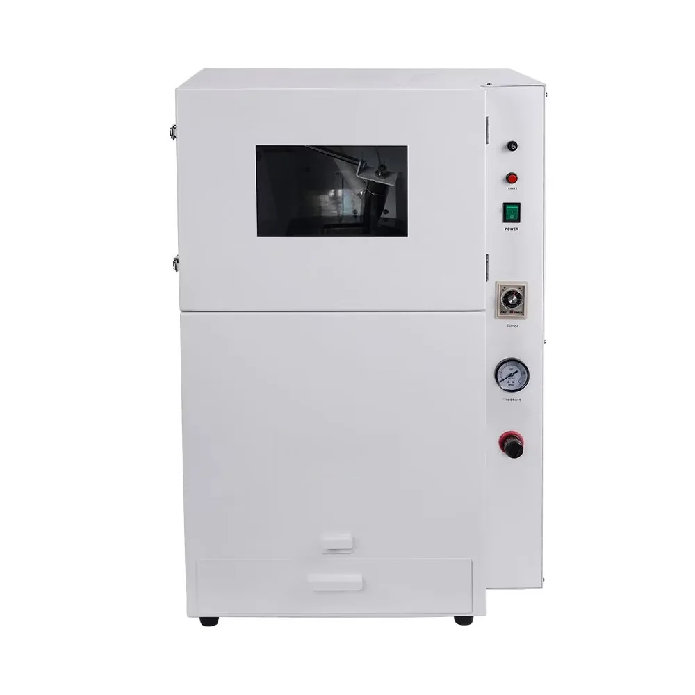 Dental Laboratory Equipment Unattended Cycle Blasting Design R-607 Steel Bracket Automatic Sandblasting Machine