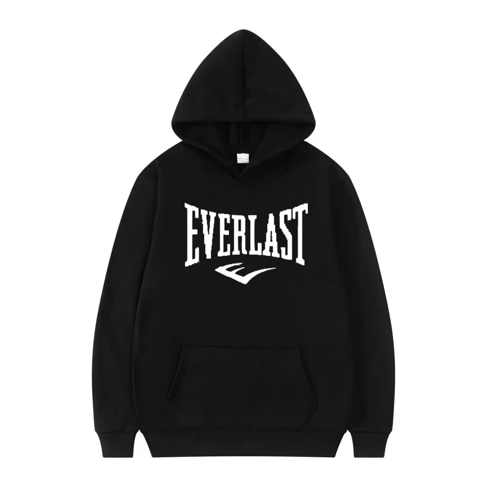 سوداديرا con capucha غير رسمية deportiva y Comoda para hombre con estampado de letters جيرسي غير رسمي EVERLAST الركض الشارع #1
