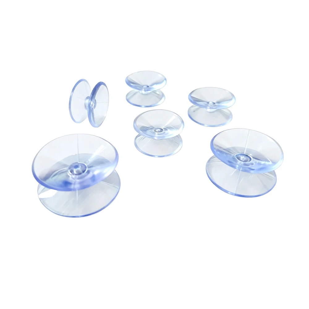 10 ventosas de vacío  doble cara  20/30/35 mm, transparentes, antideslizantes, para mesa  vidrio, espaciador, ventana