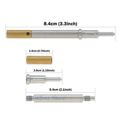 Dental Universal Implant Retention Caps Insertion Extraction Tool Locator Core Tool fixing it to the implant