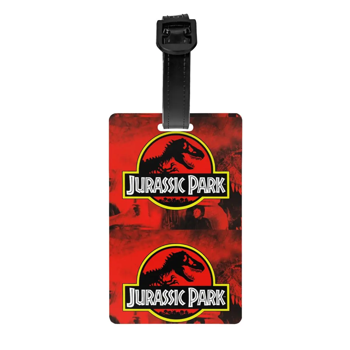 Jurassic Park Luggage Tag Ancient Animal Travel Bag Suitcase Privacy Cover ID Label