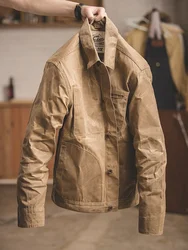 Arthur Morgan Game RDR2 Same Style Jacket American workwear jacket Western denim clothing Oil wax jacket men's autumn cosplay
