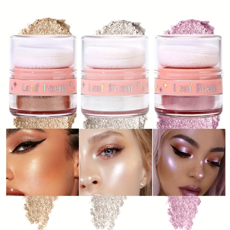 بودرة لامعة للجسم من Fairy Dust - بودرة لامعة عالية اللمعان للمكياج، هايلايتر للوجه والجسم وبودرة توهج الجسم ومستحضرات التجميل #4