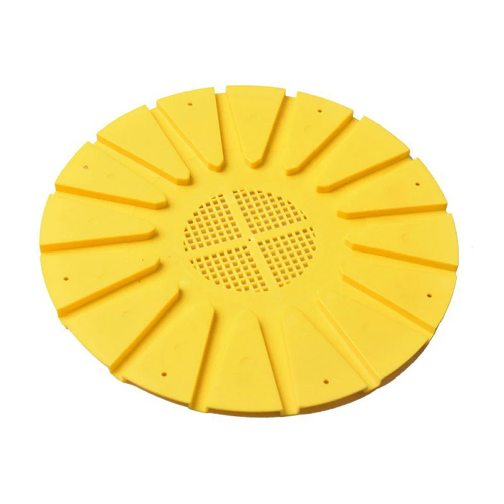100 Pieces Bee Escape Discs 8-Way 16-Way 25cm Beehive Door Controller for Rapid Bee Escape Compatible with Inner Beehive Cover