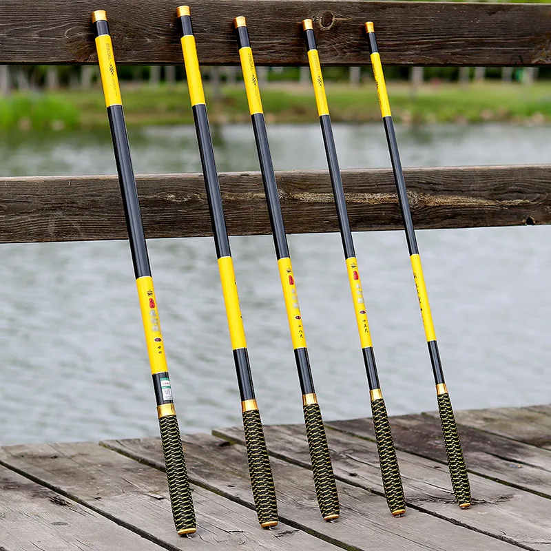 JOSBY Carp Telescopic Fishing Rod Carbon Fiber Feeder Ultralight Portable For Freshwater Stream Pole 2.7/3.6/4.5/5.4/6.3/7.2M