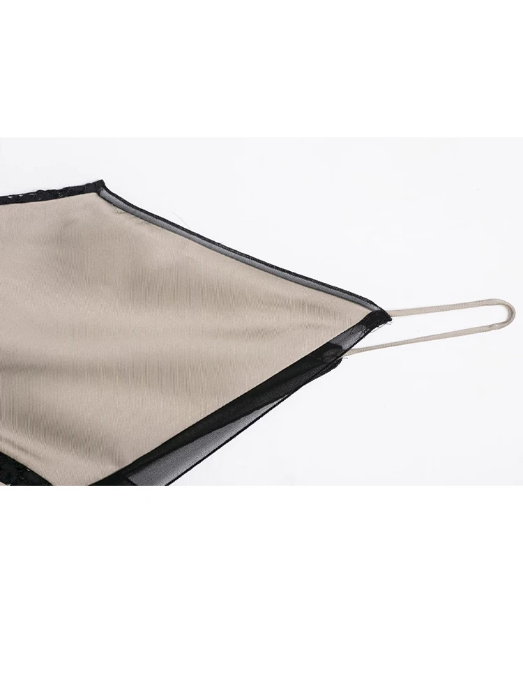 HH Women Sexy Satin Asymmetric Midi Dress Spring Summer Female Fashion Backless Sling V-neck Holiday Party Beach Short Dresses