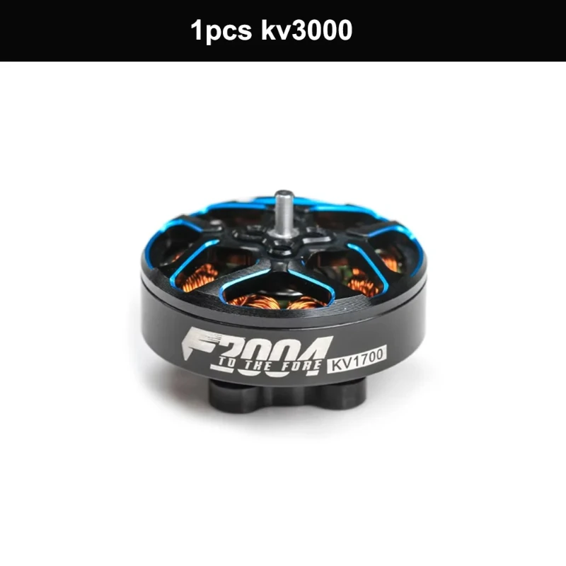 F2004 1700KV (6S) / 3000KV (4-5S) Brushless Motor 1.5mm Shaft, for 3-5” Long Range & FPV Racing Quadcopter