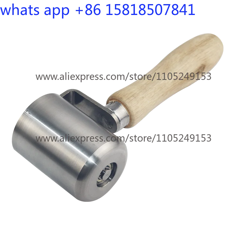 Plastic Welding Hot Air Gun Accessories 65mm Steel Pressing Wheel Civil Film Coil High Temperature Handheld Pressing Roller