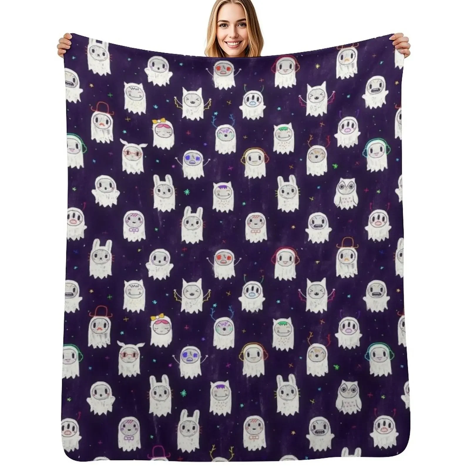 

The Hauntlings Throw Blanket Multi-Purpose Luxury Thicken Single Kid'S Blanket