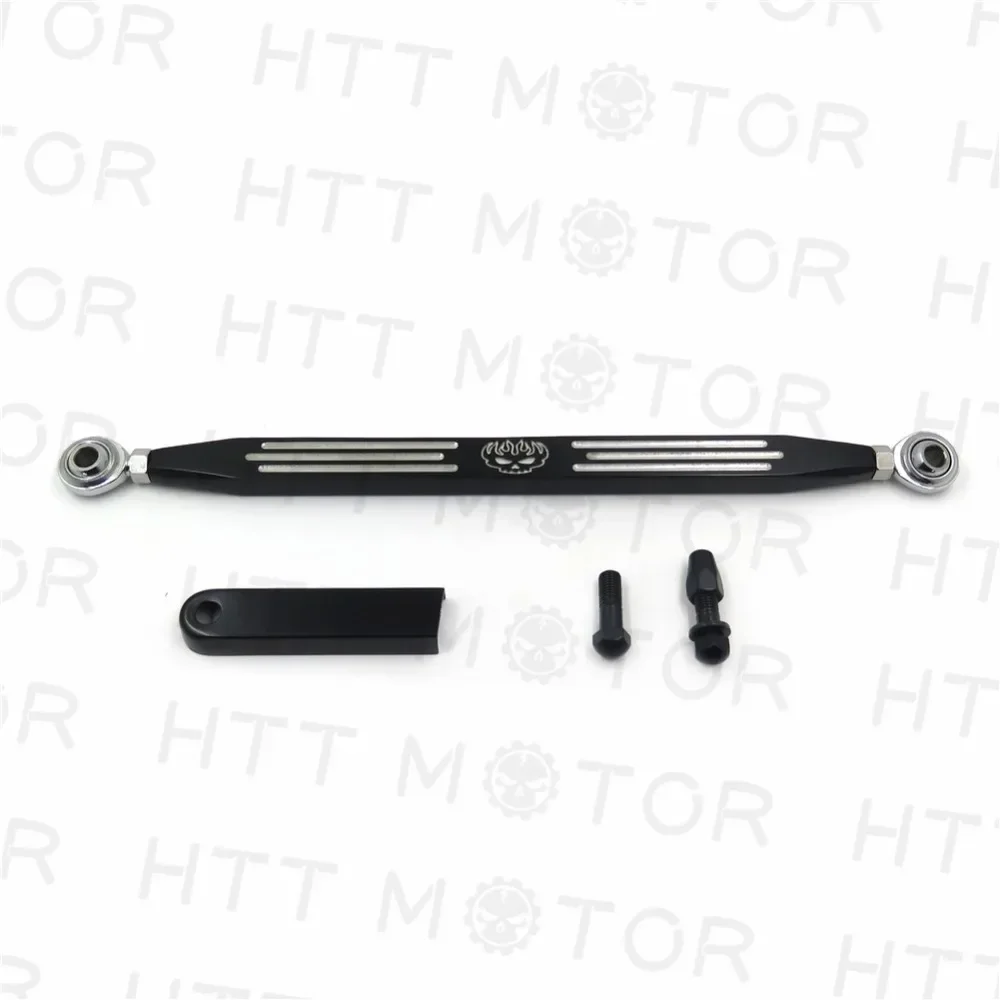 Motorcycle Skull Shift Linkage for Harley 86-later Softail, Touring and Trike Electra Glide Classic EFI FLHTCI FLHT Black