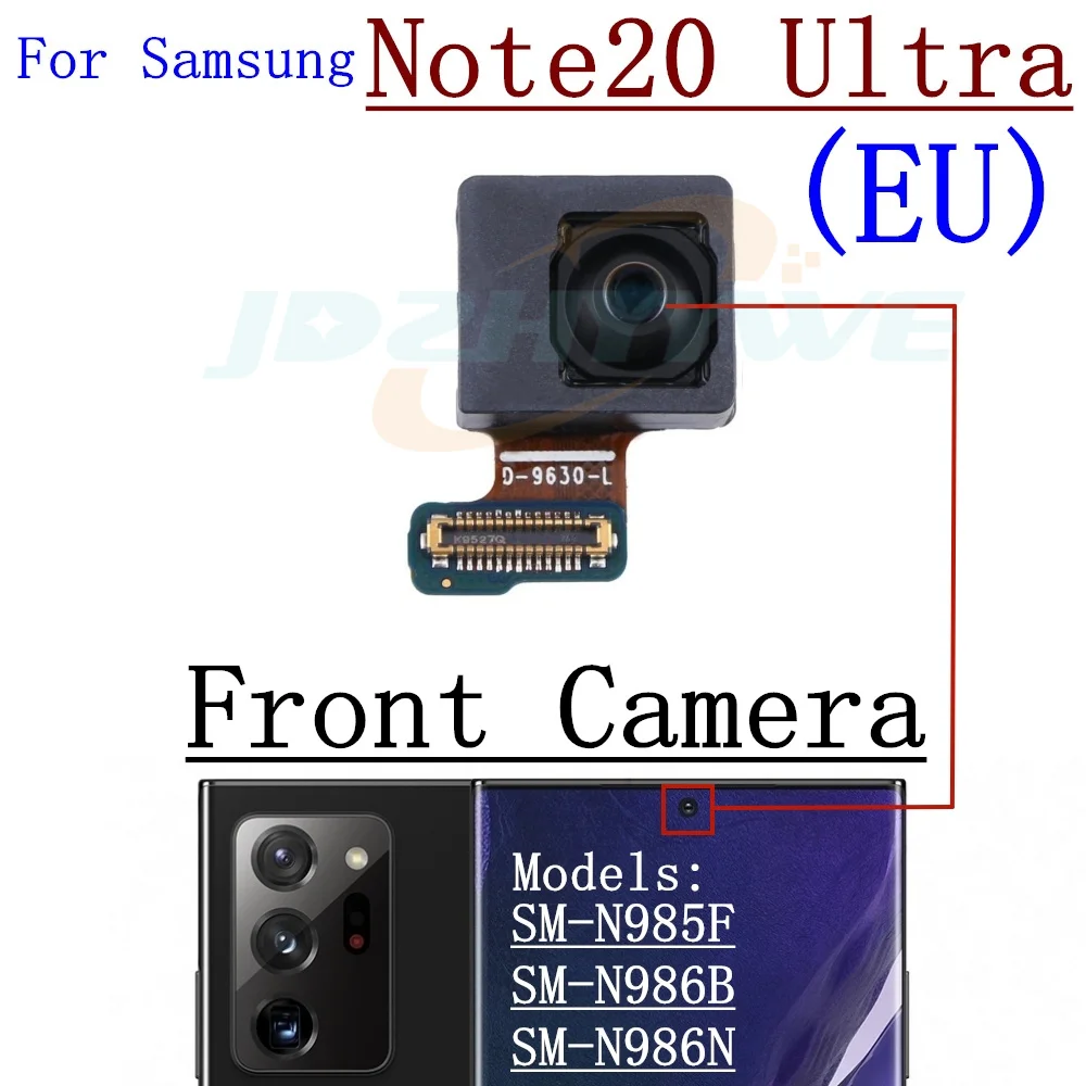 Front Back Camera For Samsung Galaxy Note20 Ultra 5G Selfie Frontal Backside Main Rear Facing Camera Module Flex Parts