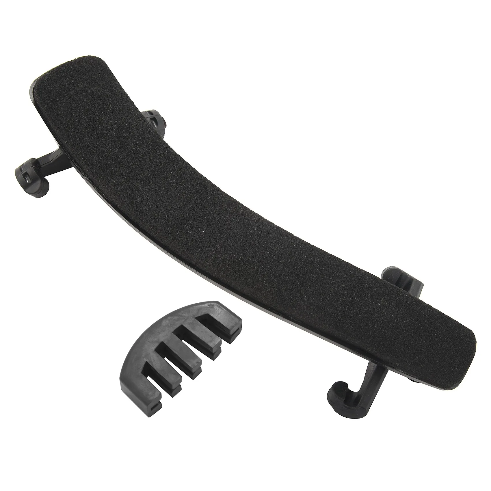 

Violin Shoulder Rest for 4/4-3/4 Size with Collapsible and Height Adjustable Feet Including a Violin Practice Mute