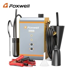 Foxwell sd201 12v carro vazamento de fumaça evap máquina testador de vazamento de fumaça vácuo tubo combustível detector de vazamento de óleo ferramentas de diagnóstico automático