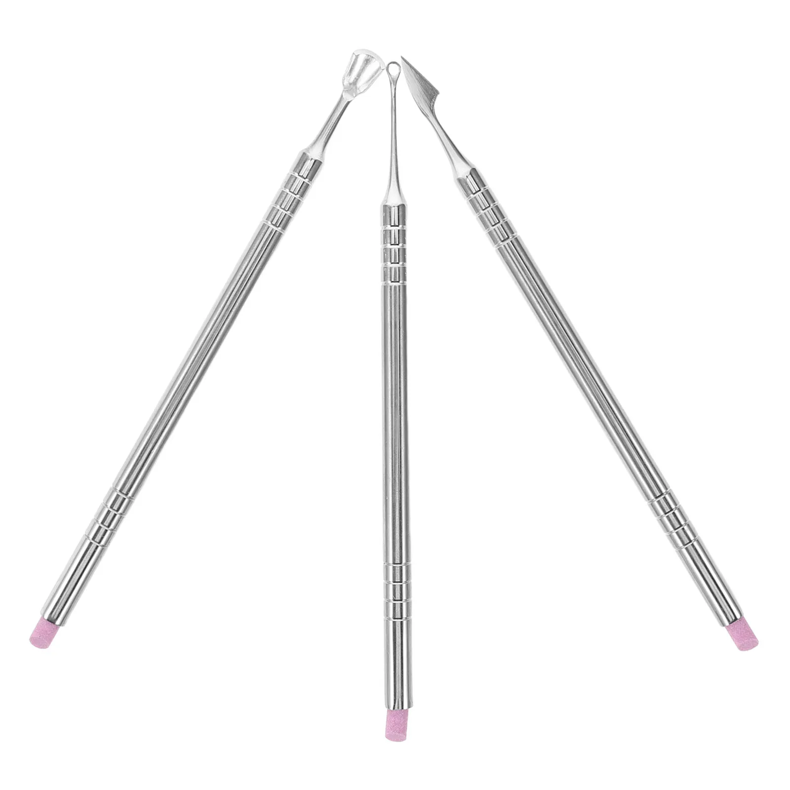 

Набор для маникюра: 1 комплект инструментов для ухода за ногтями, двусторонний металлический пушер для кутикулы, зеркальный набор для ухода за ногтями, пилка для маникюра с камнем, инструмент для удаления кутикулы