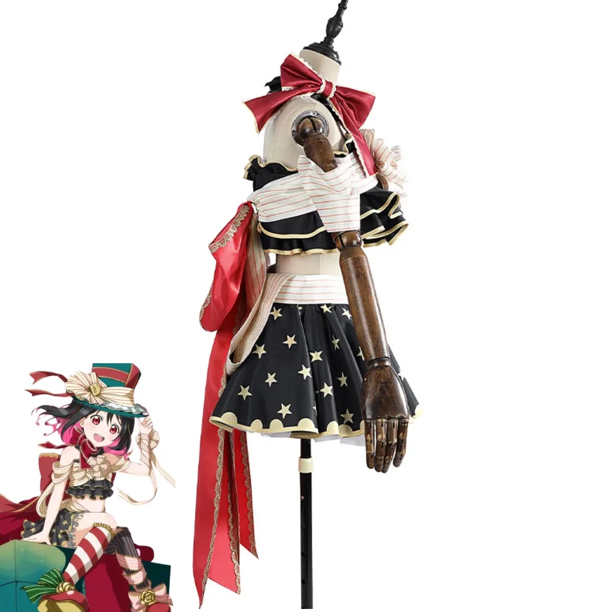 Anime ¡Ama vive! Disfraz de Cosplay de Nico Yazawa, proyecto de ídolo escolar, falda Sexy y bonita de Halloween, uniforme, peluca, conjunto de Navidad para mujer