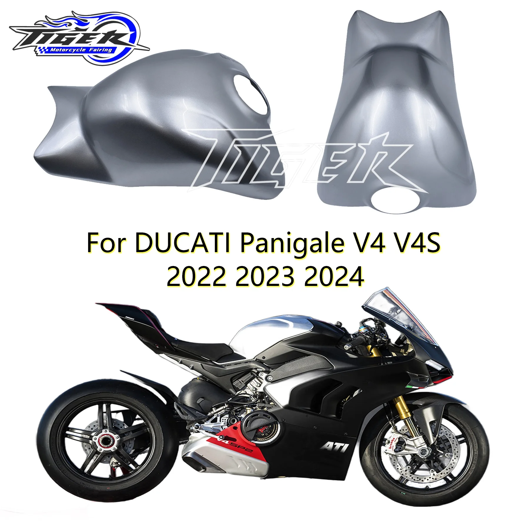 

Bodywork fairing 100% full dry injection ABS For Ducati V4 V4S V4R 2022-2024 Tank Cover