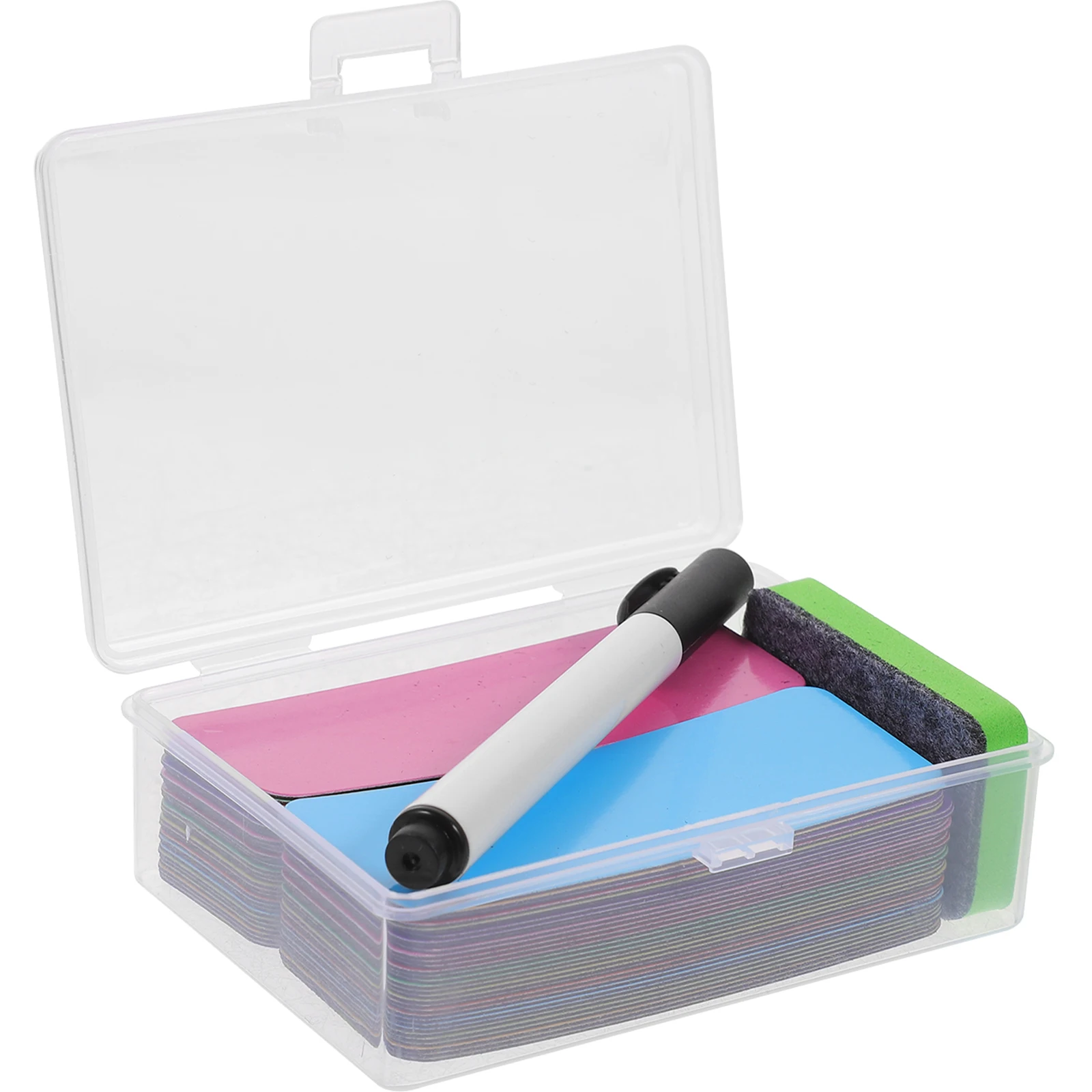

1 set Magnetic Labels Dry Erase 3x8cm 9 Colors Name Tags for Whiteboard Classroom Home Folder Supplies