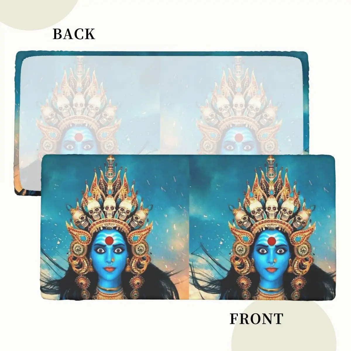 Cosmic Kali Ma - Hindu Goddess Of Destruction Custom Rectangular Tablecloth Waterproof Table Cover for Dining Events Table Cloth