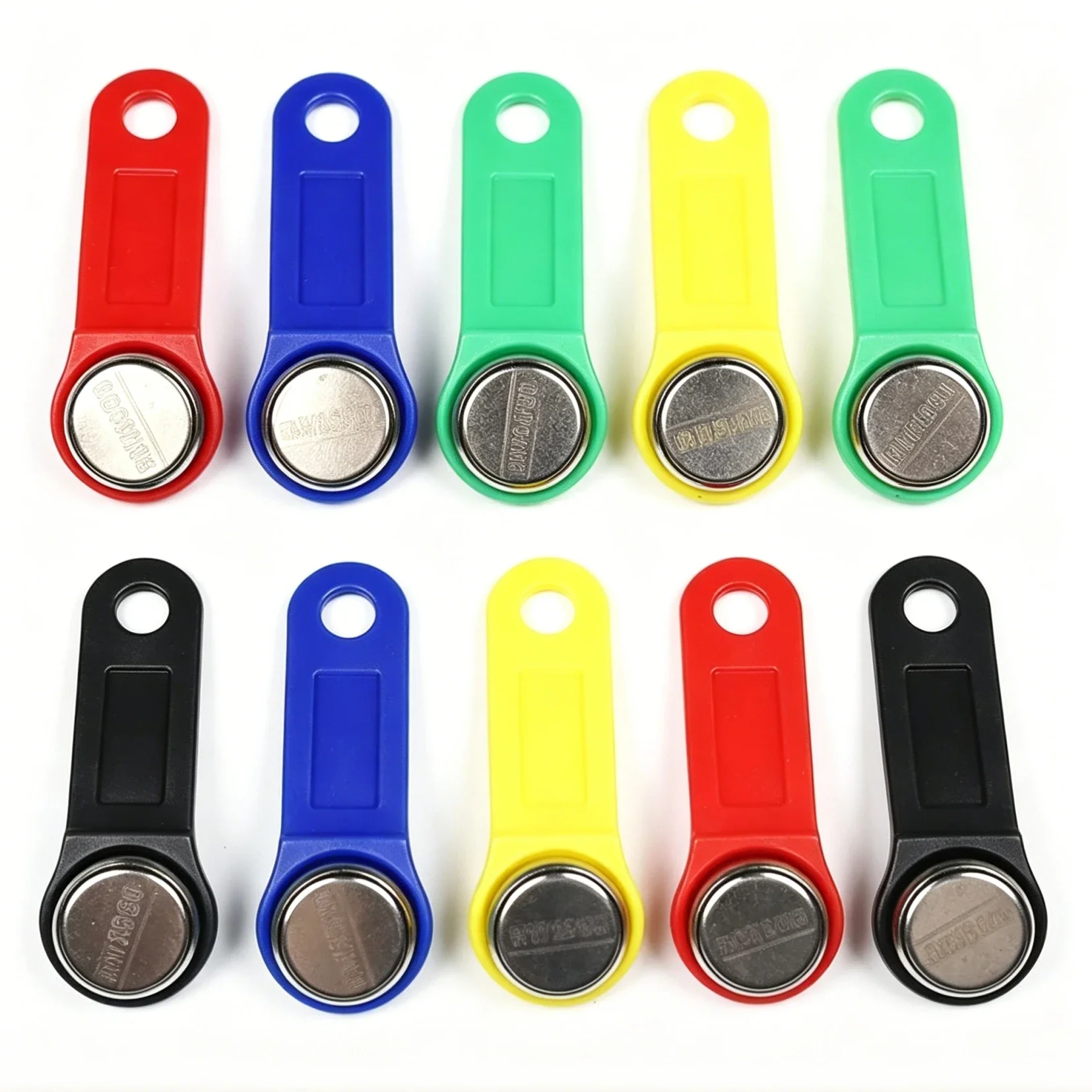 TM1990A Button TM Card with Handle Key Tags DS1990A-F5 Non Magnetic for Access Control Electronic Lock
