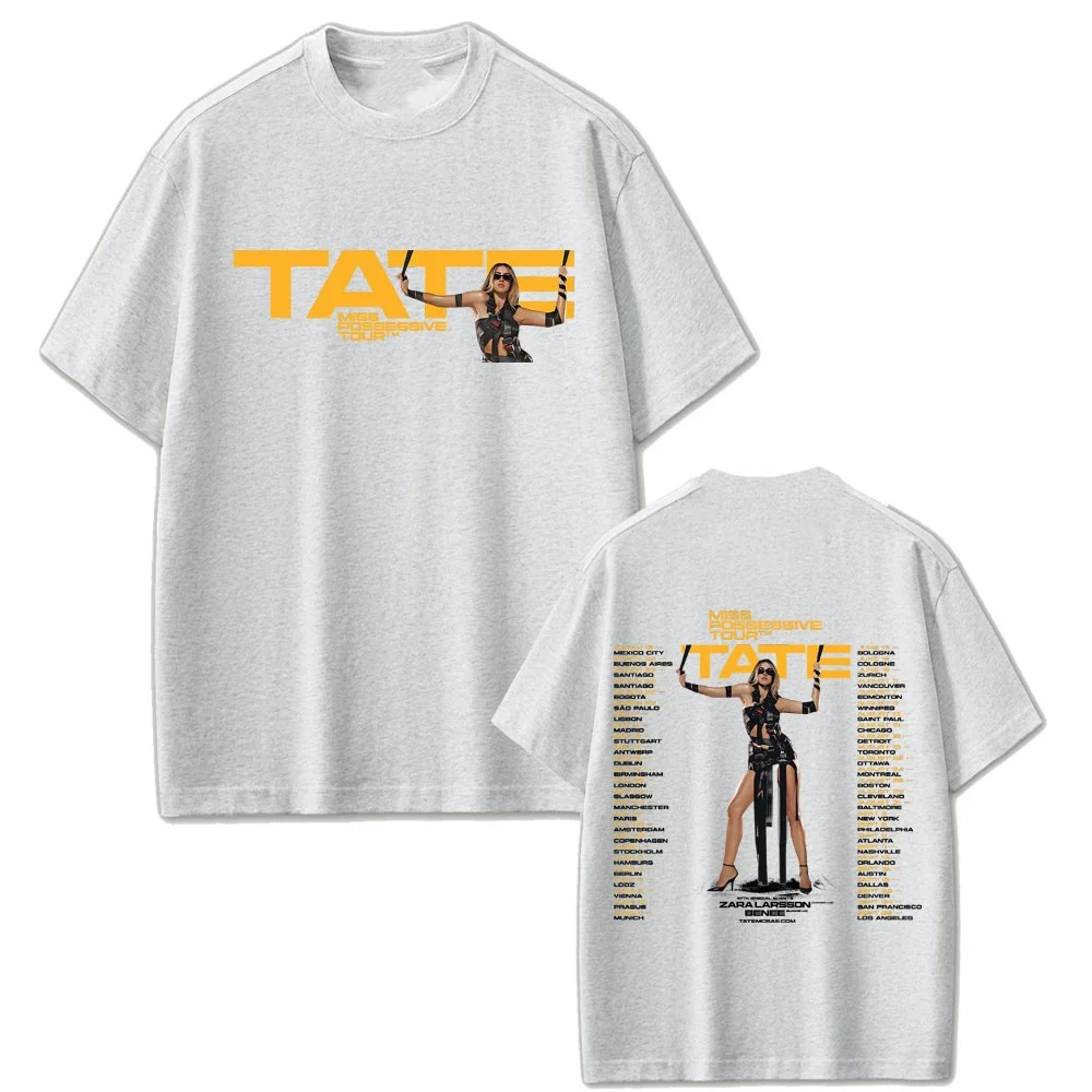 تي شيرت Tate McRae 2025 للحفلات الموسيقية قريب جدًا لماذا ألبوم "جولة Possession Tour 2025 تي شيرت صيفي كبير الحجم للرجال والنساء