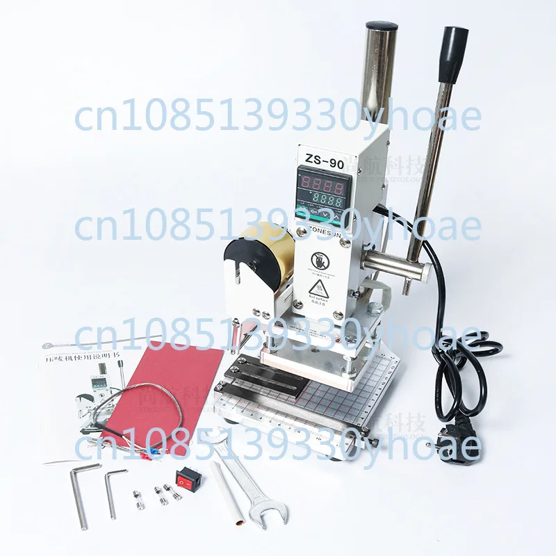 Manual Stamping Machine Save Power Easy to Control Leather Printing Thermoprinting Machine Logo Trademark Branding