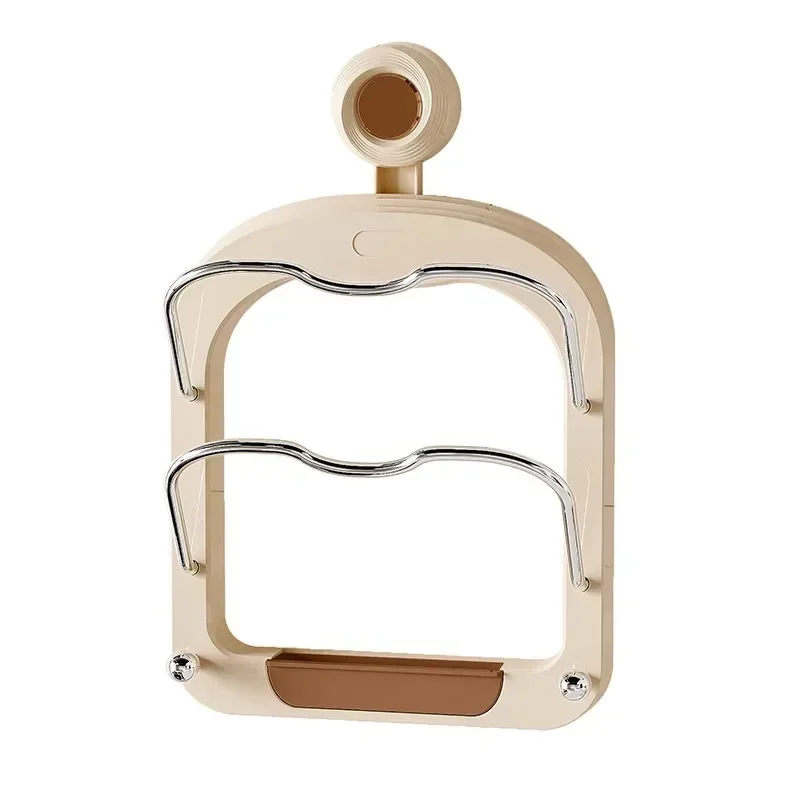 

Suction cup lid rack cutting board rack removable drain joint wall mounted kitchen rack