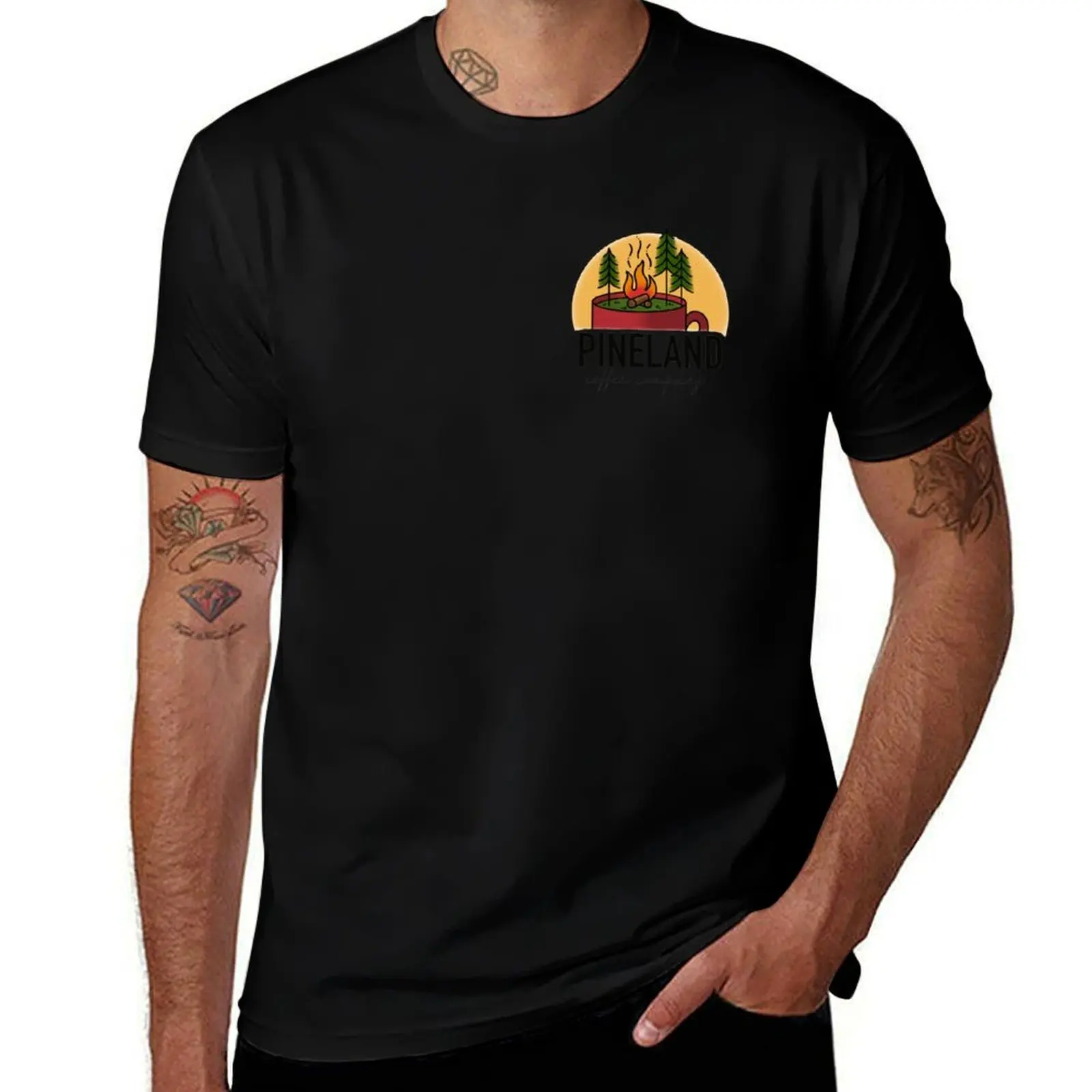 

Pineland Gear Logo T-Shirt Casual Basic Street Style T-Shirt