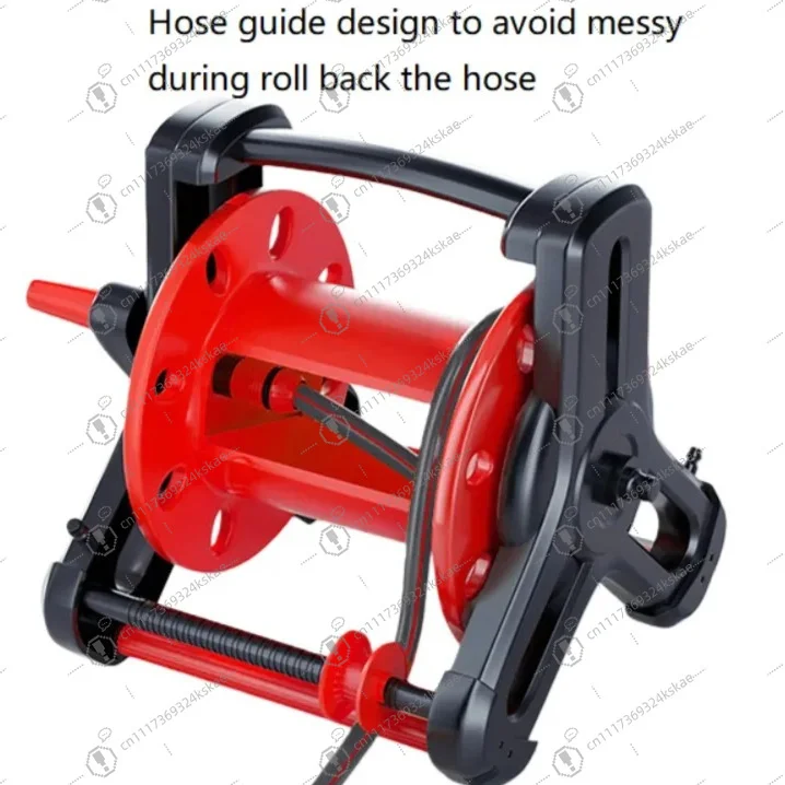 Wall‑Mounted Garden Hose Reel, 20m 30m 40m Water Pipe Storage Holder for Backyard Irrigation, Car & Pet Washing