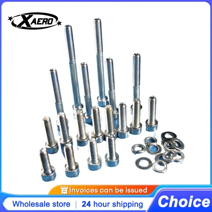 DLE55RA Full Screw Set Kit for DLE-55RA/60/61 Engine RC Airplane  Motor Replacement Bolts Nuts Washers Hardware