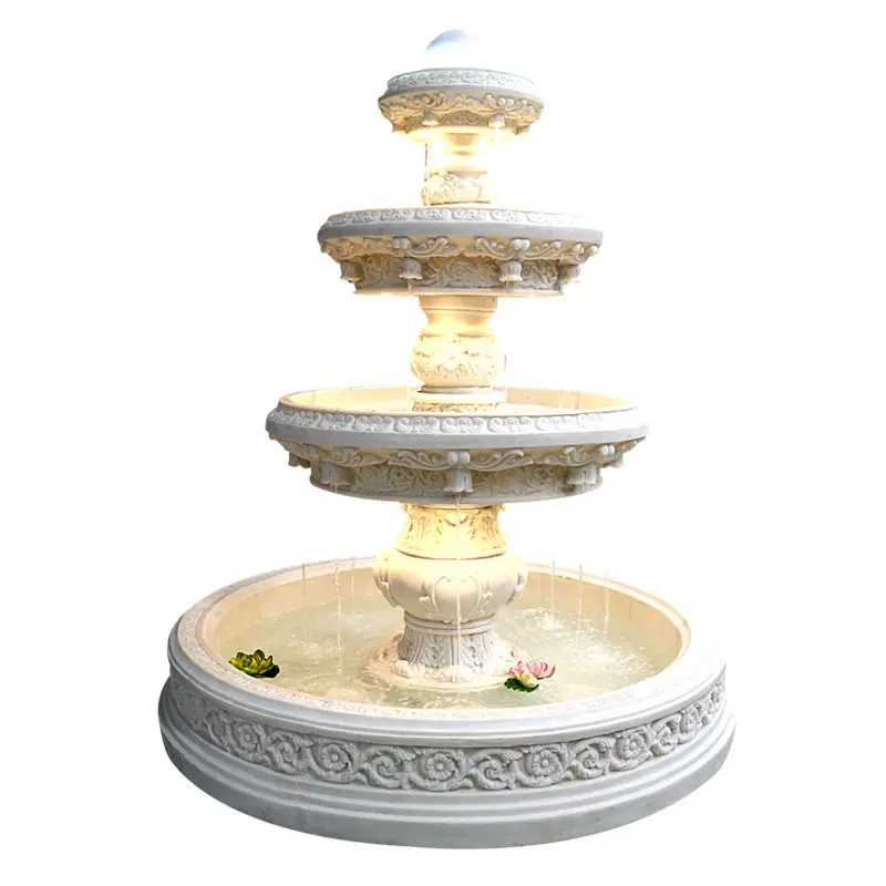 

courtyard flowing water ornament outdoor fish pond flowing water large villa outdoor fountain