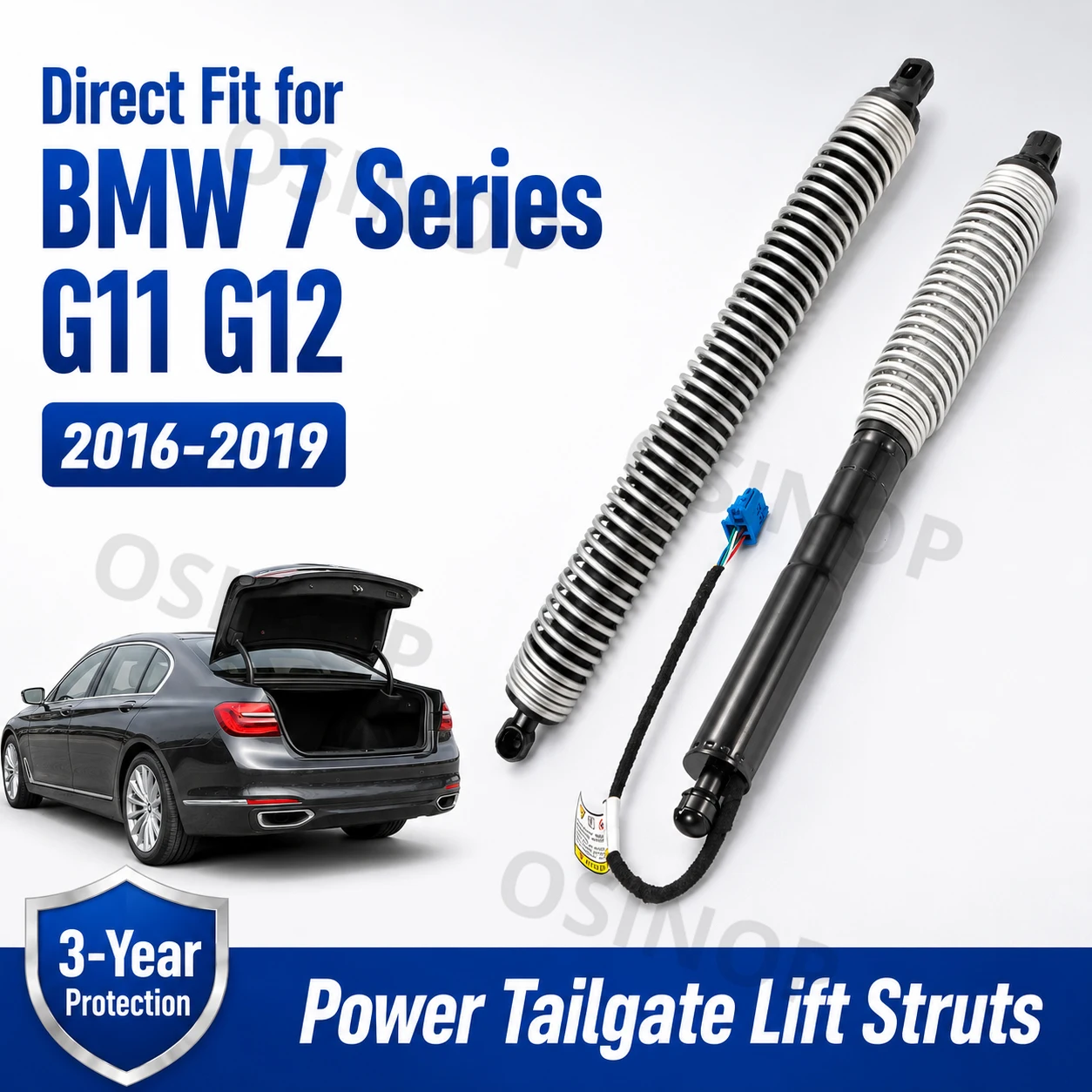 Electric Trunk Gas Strut for BMW 7 Series G11 G12 740i 750i 2016-2019 Power Lift Support  Tailgate Spring Auto Trunk Opener