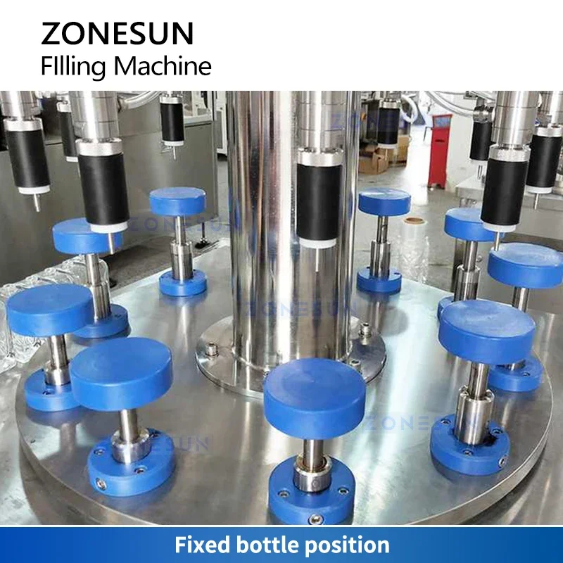 Zonesun Машина для наполнения духов Вакуумная машина для наполнения Роторная машина для наполнения стеклянных бутылок ZS-PXF10