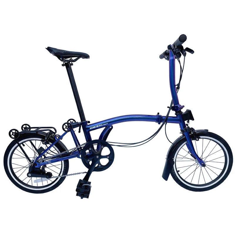 

German week eight folding bicycle, 3 inside and 2 outside speed, S handle/M, chrome molybdenum steel, 16 inch