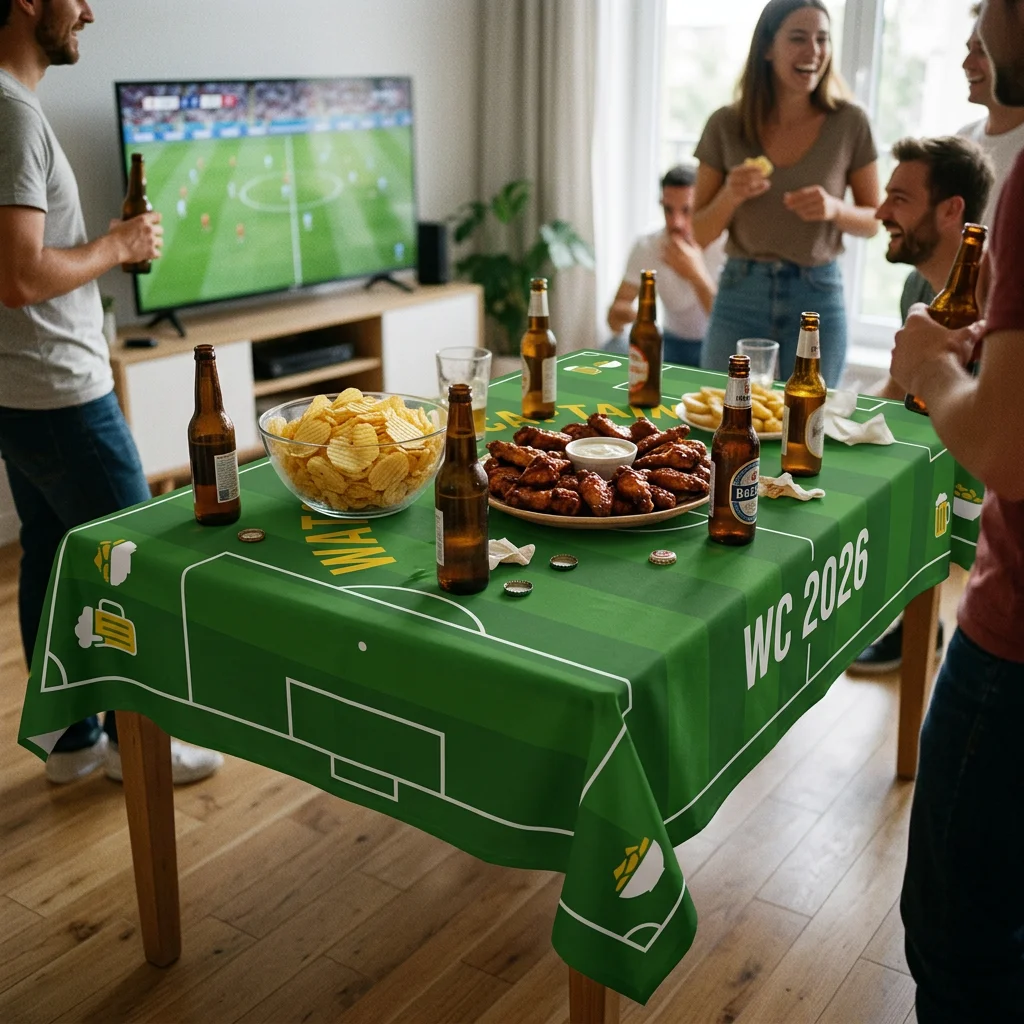 2026 Watch Party Captain Tablecloth, Suitable For Table Decoration, Unique Holiday Gift view 2