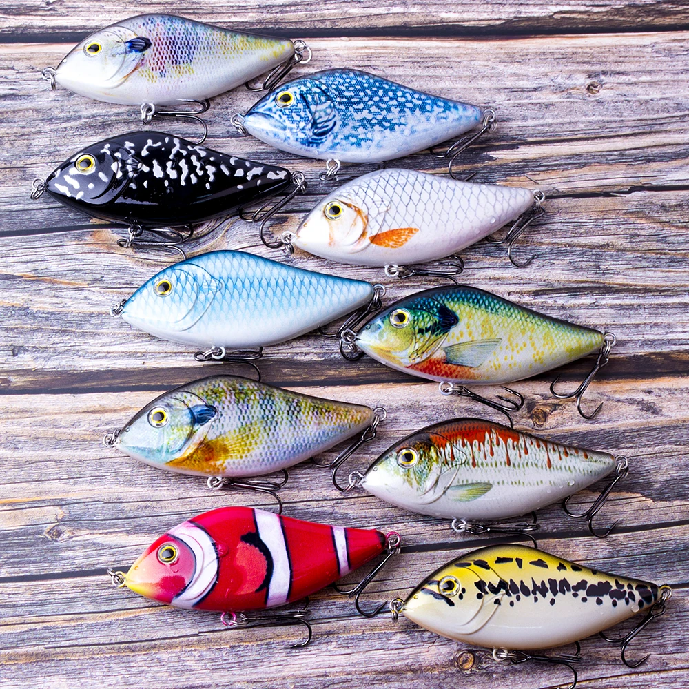 CCLTBA 100MM 45G Slow Sinking Jerkbait Fishing Lure Slider Swim Action Hard Body Jerk Bait for Pike Musky Fishing