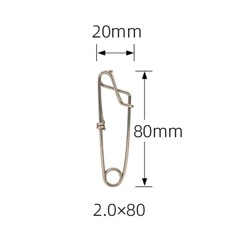 High Quality Hot Sale Pratical Fishing Snap Swivels LongLine Clips Replacement Stainless Steel Terminal Tackle - Detail 1