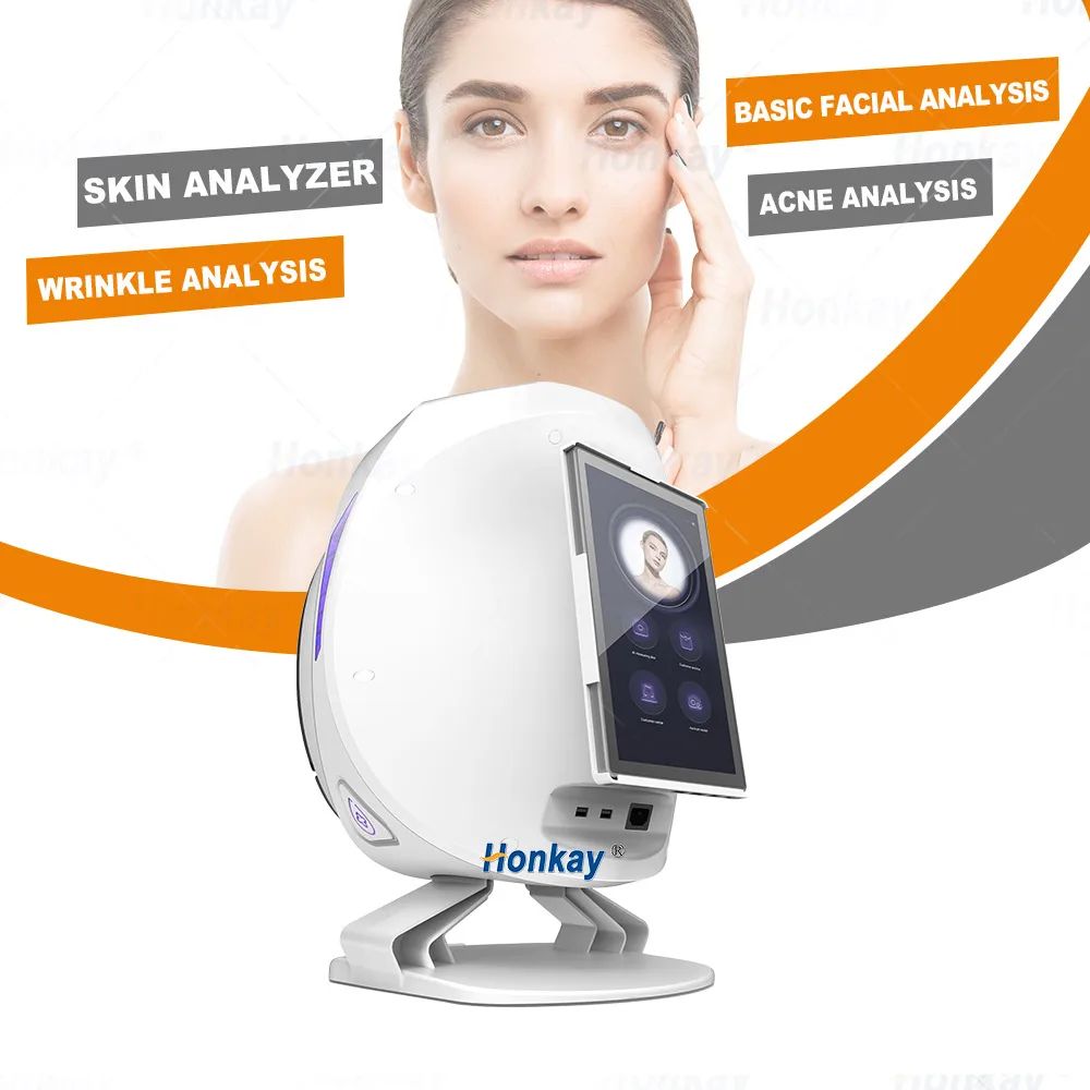 Facial Scanner Analysis Machine 36 Million Pixels Skin Analyzer Face Acne Pores Moisture Analysis Skin Diagnosis System