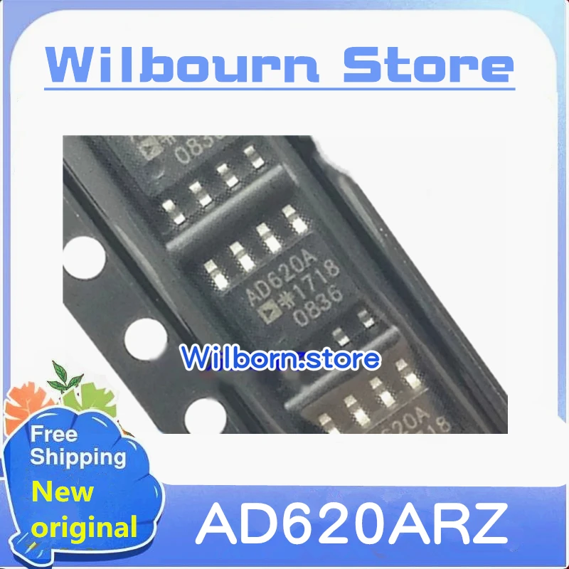 10pcs/Lot 100% New Original AD620A AD620ARZ AD620AR AD620 SOP-8 Spot sales