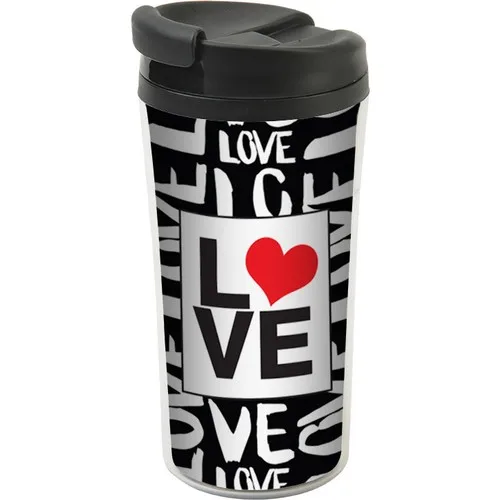 Allmug Inner-Outer Plastic Thermos-Love